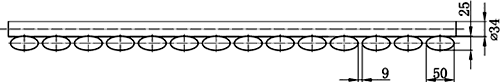 Technical image of Hudson Reed Radiators Revive Radiator (White). 826x633mm. 2763 BTU.