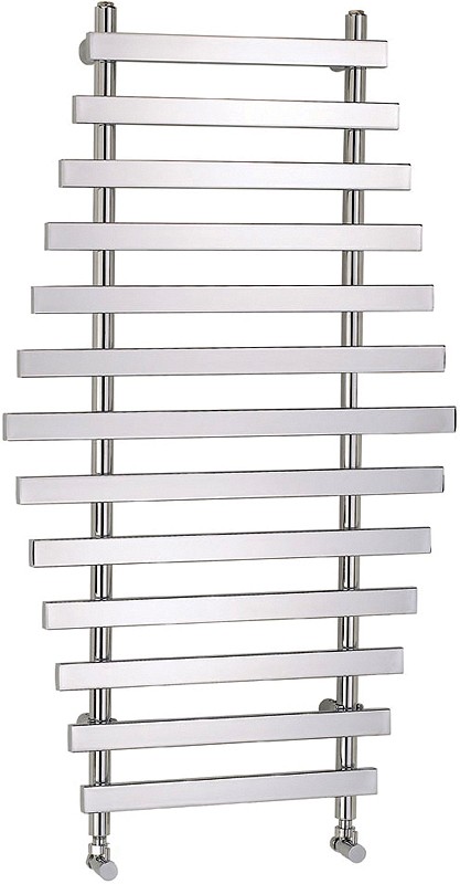 Larger image of Hudson Reed Radiators Tate Radiator (Chrome). 700x1200mm. 1517 BTU.