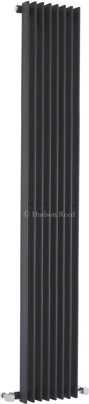 Larger image of Hudson Reed Radiators Fin Radiator (Anthracite). 304x1800mm. 4408 BTU.