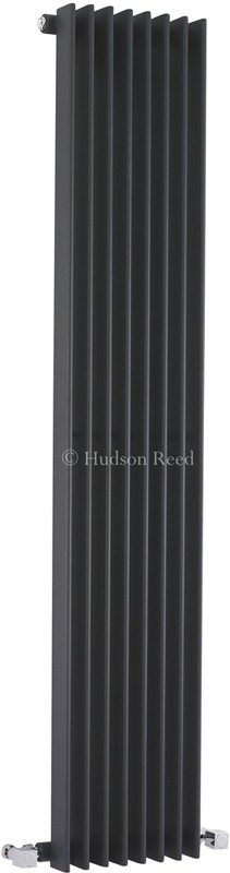 Larger image of Hudson Reed Radiators Fin Radiator (Anthracite). 304x1500mm. 3172 BTU.