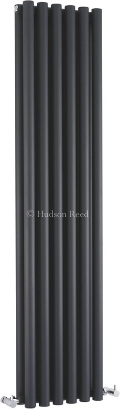 Larger image of Hudson Reed Radiators Savy Double Radiator (Anthracite). 354x1500mm.