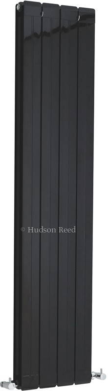 Larger image of Hudson Reed Radiators Rapture Radiator (Black). 318x1500mm. 5063 BTU.