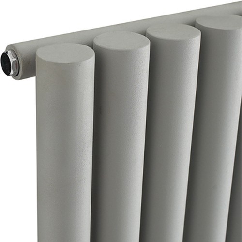 Example image of Hudson Reed Radiators Savy Radiator (Silver). 354x1800mm. 3333 BTU.