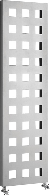 Larger image of Hudson Reed Radiators Blaze Radiator (Silver). 460x1600mm. 880 BTU.