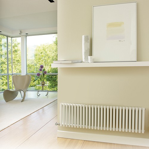 Example image of Hudson Reed Radiators Refresh Radiator (White). 1064x300mm. 3109 BTU.