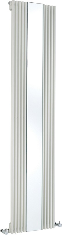 Larger image of Hudson Reed Radiators Keida Mirror Radiator. 3591 BTU. 420x1800mm (White).