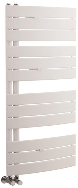 Larger image of Hudson Reed Elgin Designer Towel Radiator. 1080x550 (White).