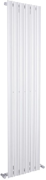 Larger image of Hudson Reed Ripple Vertical Single Panel Radiator. 1800x420 (White).