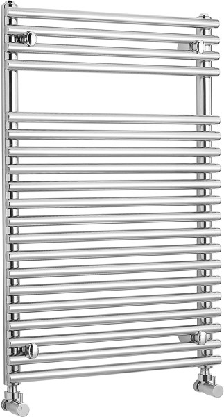 Larger image of HR Pro Series 501 heated towel rail (chrome). 500x800mm. 1190 BTU.