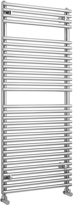 Larger image of HR Pro Series 502 heated towel rail (chrome). 500x1200mm. 1850 BTU.