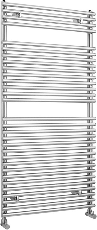 Larger image of HR Pro Series 503 heated towel rail (chrome). 600x1200mm. 2125 BTU.