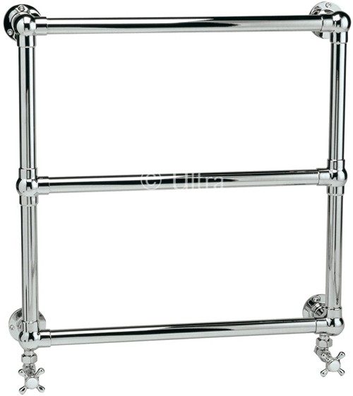 Larger image of Ultra Radiators Cotswold Heated Towel Rail (Chrome). 685x685mm.