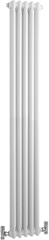 Larger image of Hudson Reed Colosseum 2 Column Vertical Radiator (White). 291x1500mm.