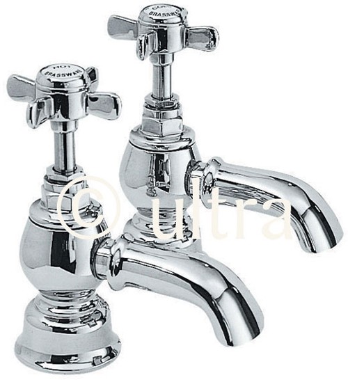 Larger image of Ultra Beaumont Luxury Bath Taps (Chrome)