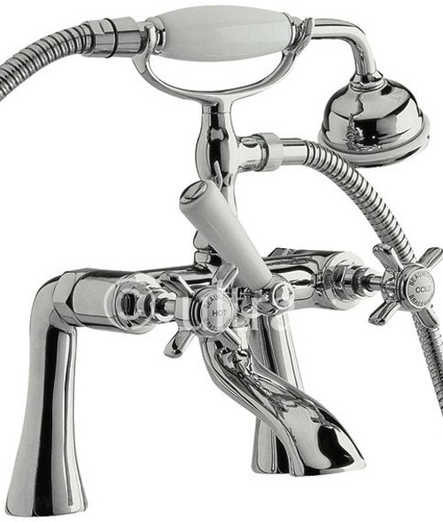 Larger image of Nuie Beaumont 3/4" Bath Shower Mixer (Chrome)