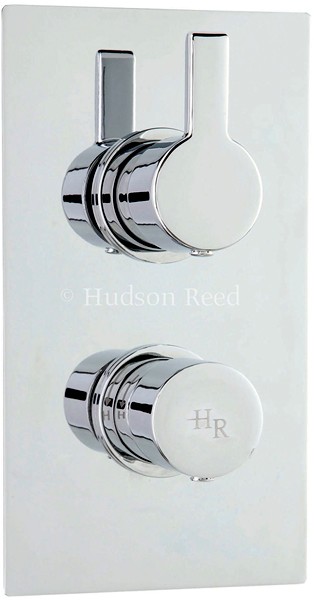 Larger image of Hudson Reed Icon 3/4" Twin Thermostatic Shower Valve With Diverter.