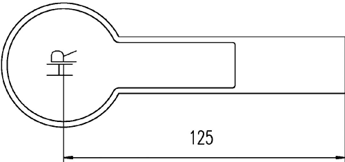 Technical image of Hudson Reed Icon Basin Mixer & Bath Filler Tap Set (Chrome).