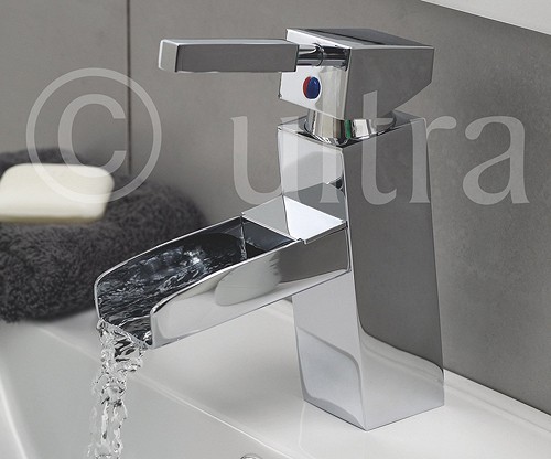 Example image of Ultra Lagoon Waterfall Basin Tap (Chrome).