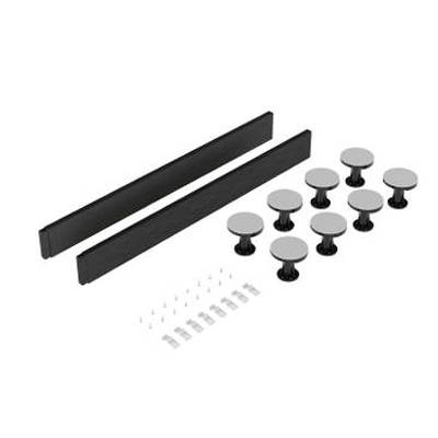 Larger image of Nuie Trays Easy Plumb Leg & Plinth Set 1000mm (Slate Grey).