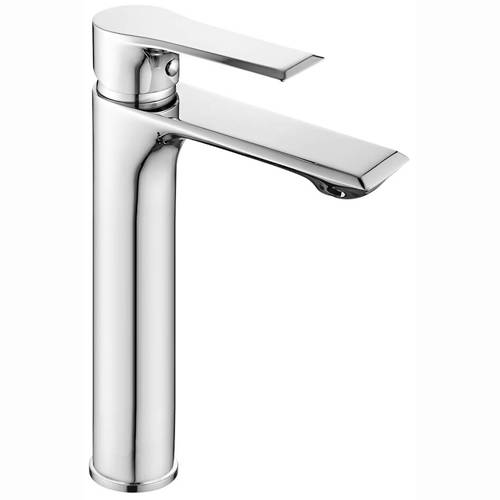 Larger image of Nuie Limit Tall Basin Mixer Tap (Chrome).