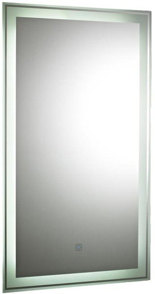 Larger image of Premier Mirrors Glow Touch Sensor LED Bathroom Mirror (400x700).