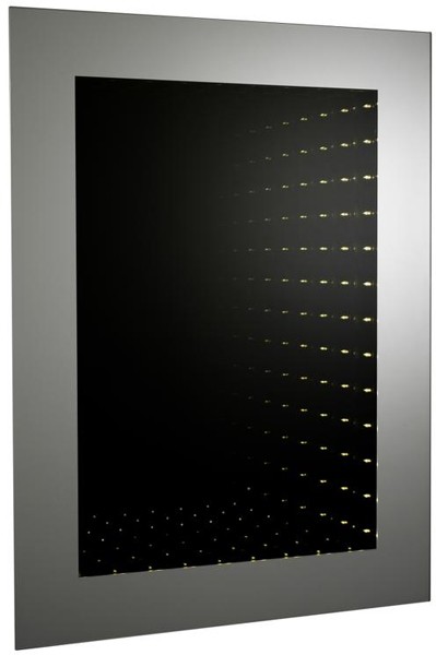Larger image of Hudson Reed Mirrors Lucio Infinity LED Bathroom Mirror (600x800mm).