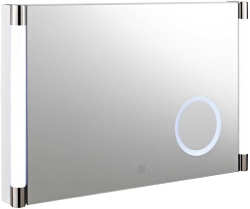 Larger image of Hudson Reed Mirrors Lara Touch Sensor LED Bathroom Mirror (770x500).