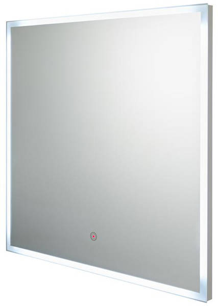 Example image of Hudson Reed Mirrors Albany Mirror With Motion LED Lights (600x600mm).