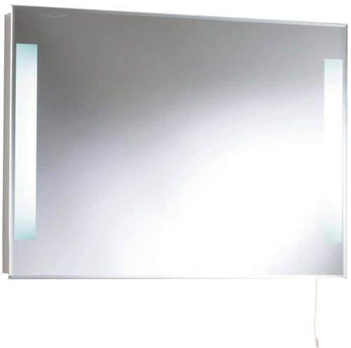 Larger image of Hudson Reed Mirrors Adela Backlit Bathroom Mirror. Size 700x500mm.
