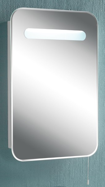 Example image of Ultra Mirrors Arabella Backlit Bathroom Mirror. Size 400x600mm.