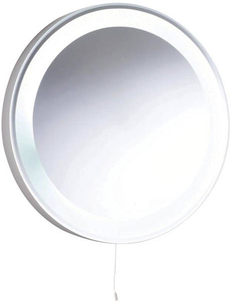 Larger image of Hudson Reed Mirrors Verdi Backlit Bathroom Mirror. 550mm Diameter.