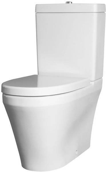 Example image of Premier Marlow Flush To Wall Toilet With 520mm Basin & Semi Pedestal.