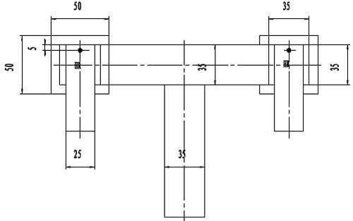 Technical image of Hudson Reed Motif Bath Filler Tap (Chrome).