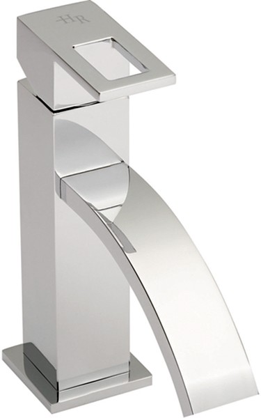 Larger image of Hudson Reed Motif Basin Tap With Push Button Waste (Chrome).