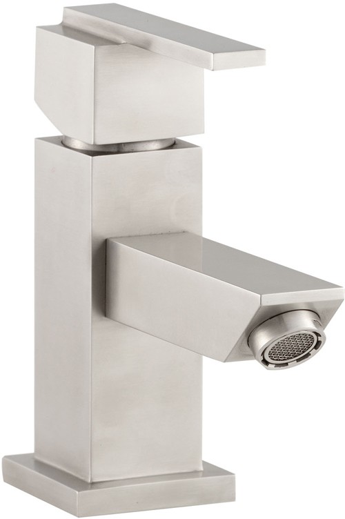 Larger image of Hudson Reed Xtreme Stainless Steel Mono Basin Mixer. (waste not Included).
