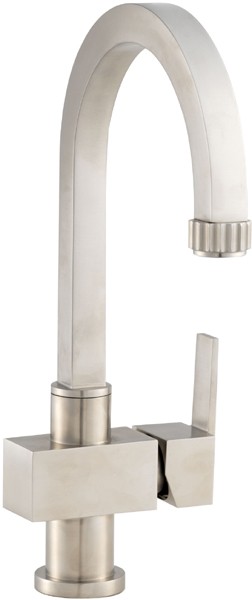 Larger image of Hudson Reed Xtreme Single lever stainless steel mixer tap.