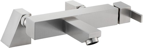 Larger image of Hudson Reed Xtreme Deck Mounted Stainless Steel Bath Filler.