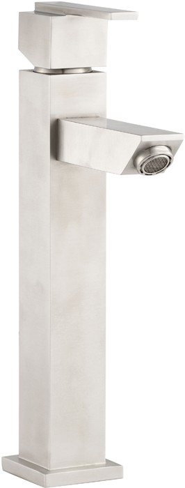 Larger image of Hudson Reed Xtreme Stainless Steel High Rise Mixer. (waste not Included).