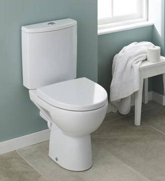 Example image of Premier Cairo Compact Toilet With Cistern & Soft Close Seat.