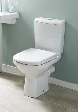 Example image of Premier Ceramics Hamilton Toilet Pan With Cistern & Soft Close Seat.