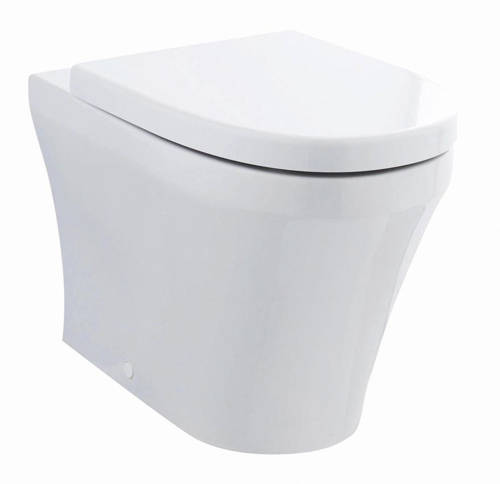 Larger image of Premier Marlow Back To Wall Toilet Pan.