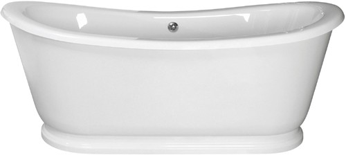 Example image of Nuie Luxury Baths Greenwich Double Ended Freestanding Slipper Bath 1740x800mm.
