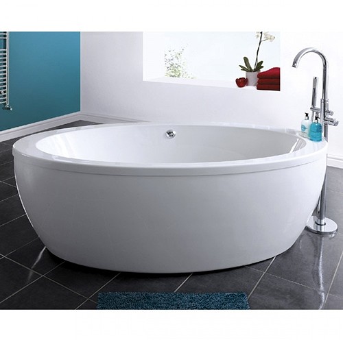 Larger image of Nuie Luxury Baths Pearl Oval Freestanding Bath 1750x875mm.