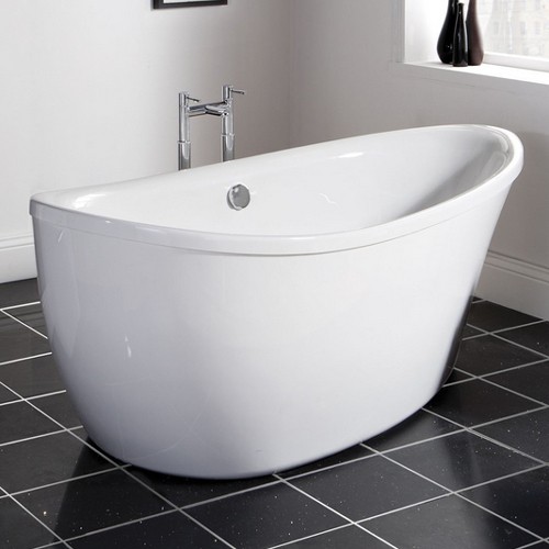 Larger image of Nuie Luxury Baths Drop Freestanding Bath 1800x910mm.