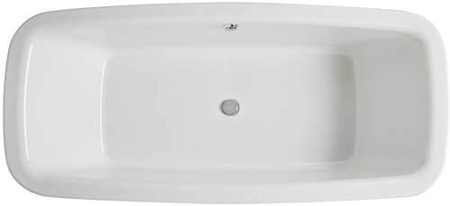 Example image of Hudson Reed Aruba Freestanding Luxury Bath With Waste (1800x800mm).