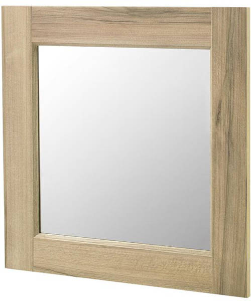 Larger image of Old London Furniture Mirror 600x600mm (Walnut).