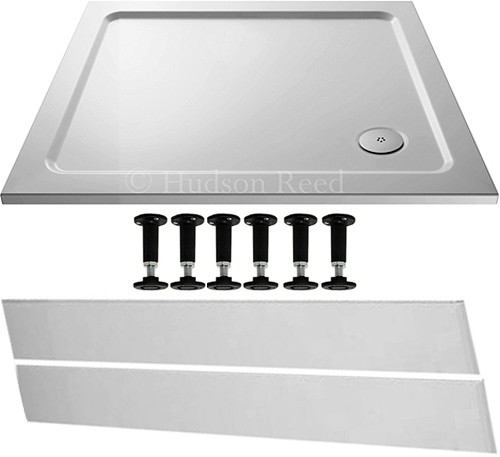 Larger image of Crown Trays Easy Plumb Rectangular Shower Tray. 1000x900x40mm.