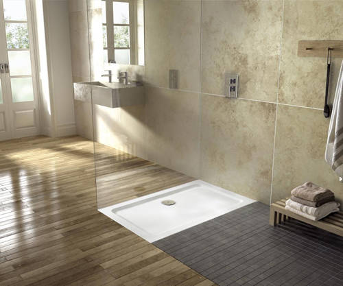 Example image of Crown Trays Rectangular Shower Tray (1600x700x40mm).