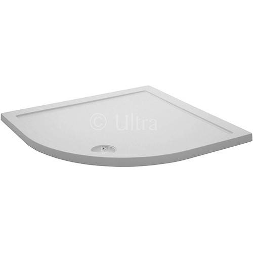 Larger image of Crown Trays Low Profile Quadrant Shower Tray. 1000x1000x40mm.