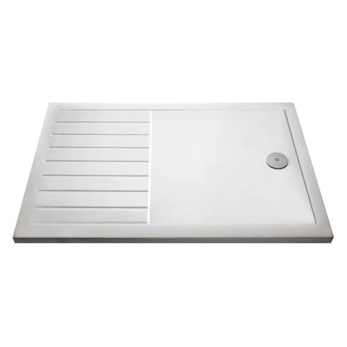 Larger image of Crown Trays Wetroom Rectangular Shower Tray 1700x800mm (Gloss White).